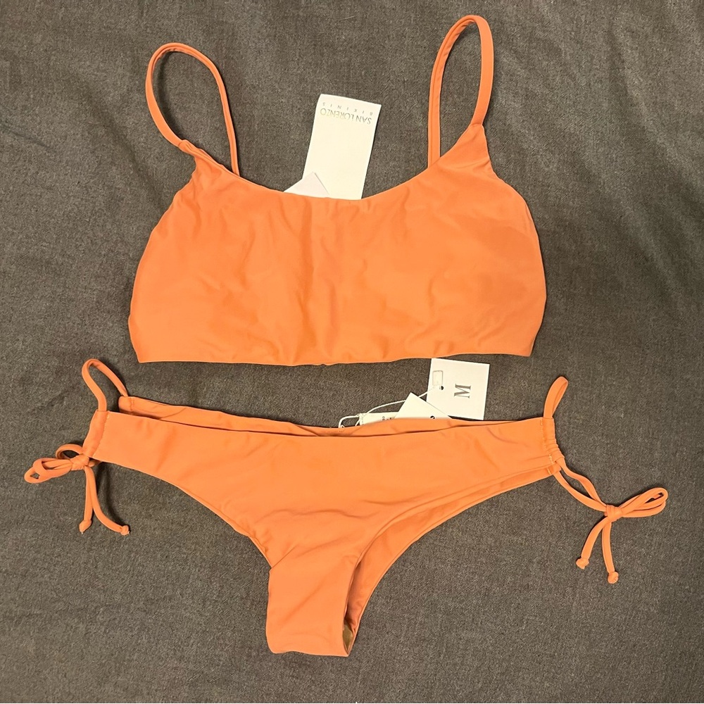 San Lorenzo Orange Bikini Set